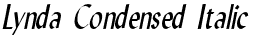 Lynda Condensed Italic