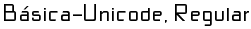Básica-Unicode, Regular