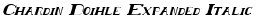 Chardin Doihle Expanded Italic
