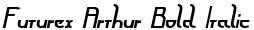 Futurex Arthur Bold Italic