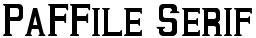 PaFFile Serif