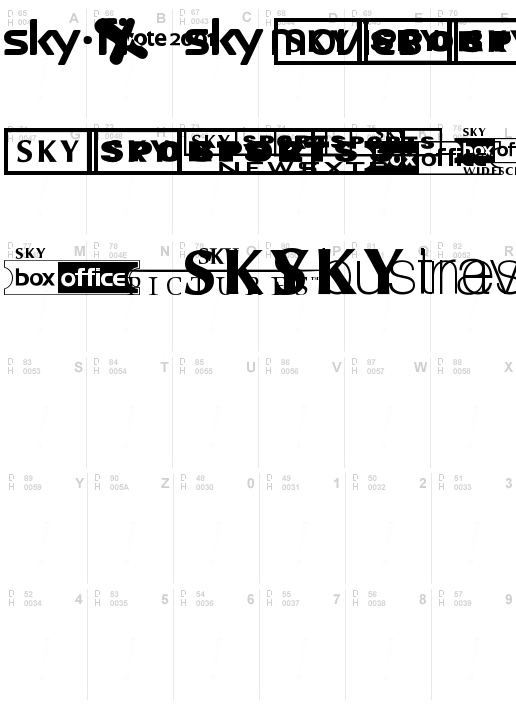 SKY Logos