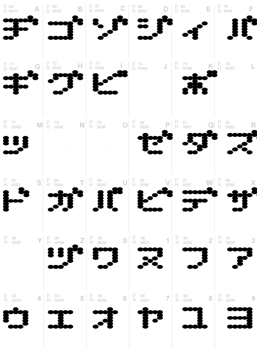 D3 Electronism Katakana, Regular