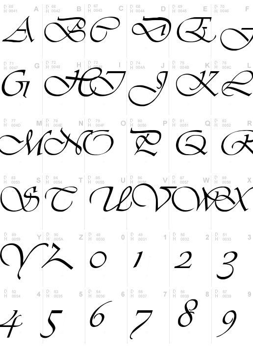 LDS Script Italic