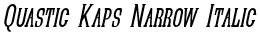 Quastic Kaps Narrow Italic
