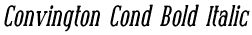 Convington Cond Bold Italic