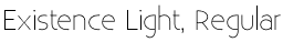 Existence Light, Regular