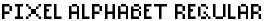 Pixel Alphabet Regular