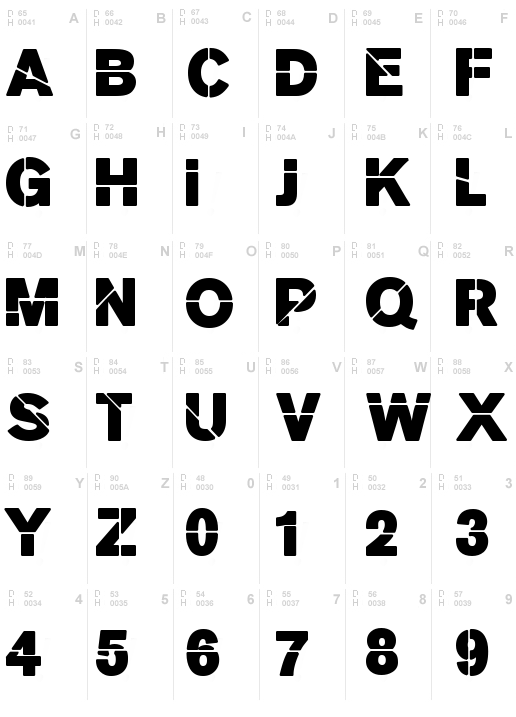MK Stencil Sans