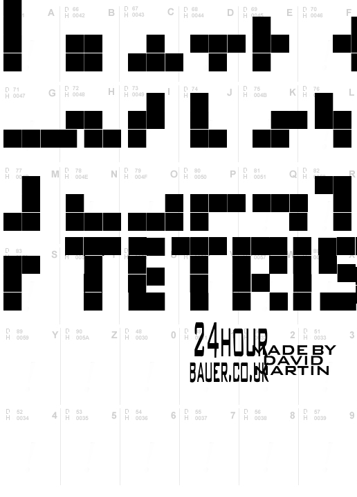 Tetris Blocks, Regular