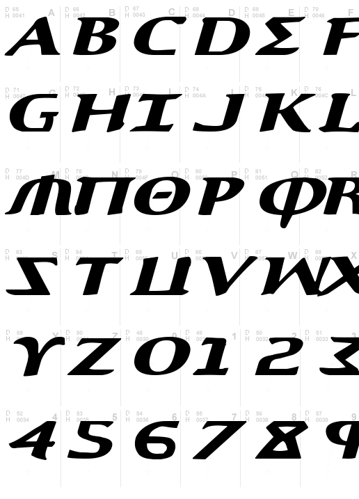 Aegis Expanded Italic