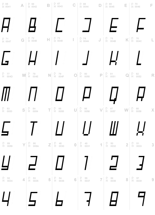 Fair N Square Condensed Regular Italic