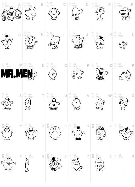Mr Men Medium