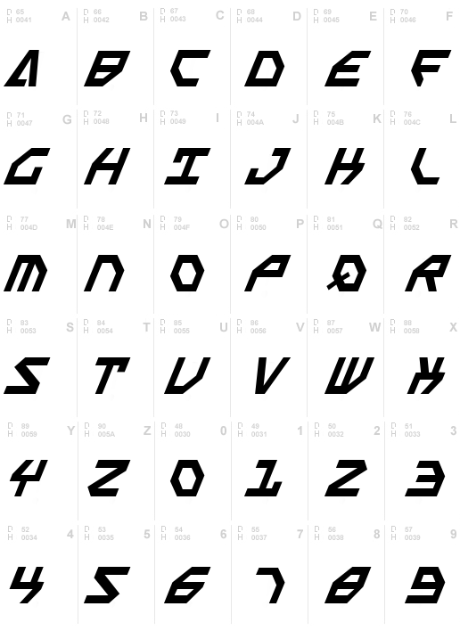 Scarab Script Italic