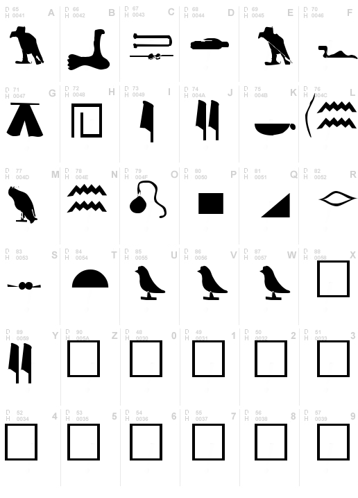 Hieroglyphic