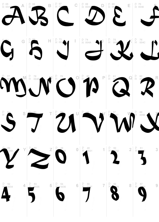 X Arabic Italic